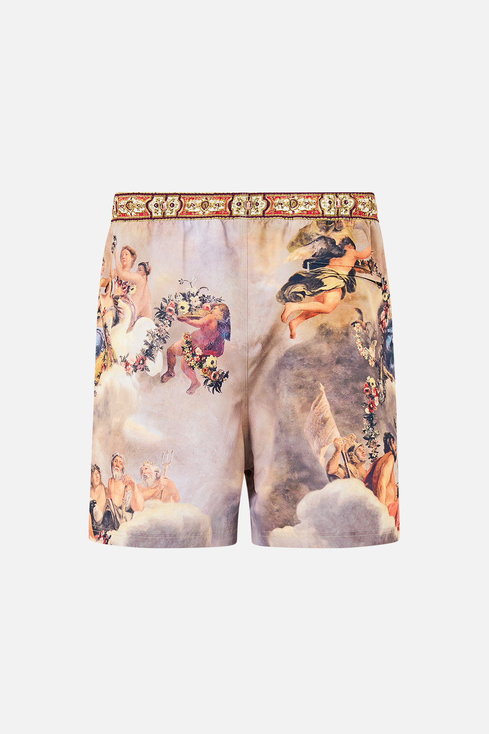 MID LENGTH BOARDSHORT WITH ELASTIC WAIST QUEEN OF BOHEMIA