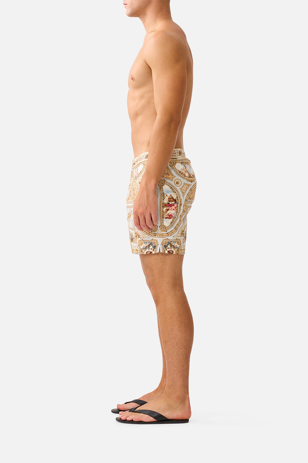 MID LENGTH BOARDSHORT WITH FIXED WAIST QUEEN OF BOHEMIA