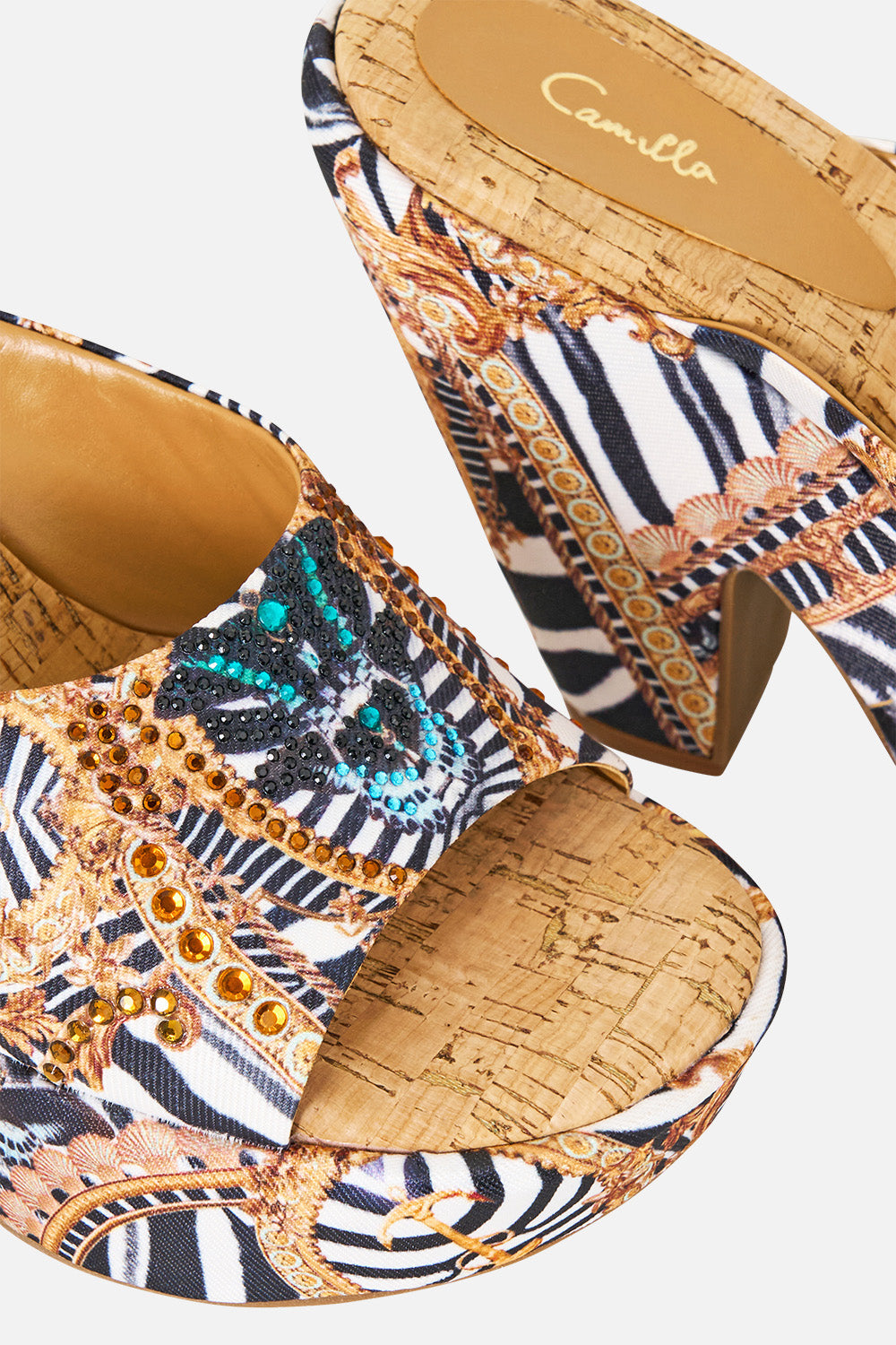 MULE HEEL ZIG ZAG ZOO