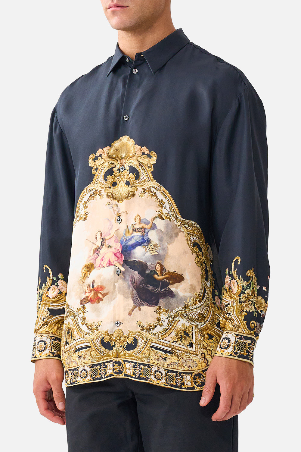 LONG SLEEVE OVERSIZED SHIRT VERSAILLES OR DIE