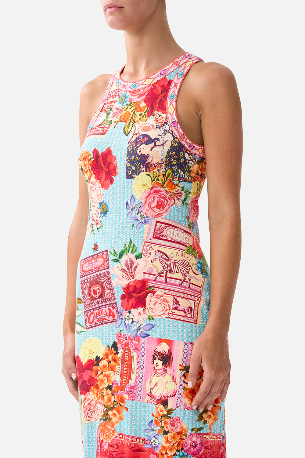 Papers And Curious Capers Jersey Tank Dress | CAMILLA US – CAMILLA