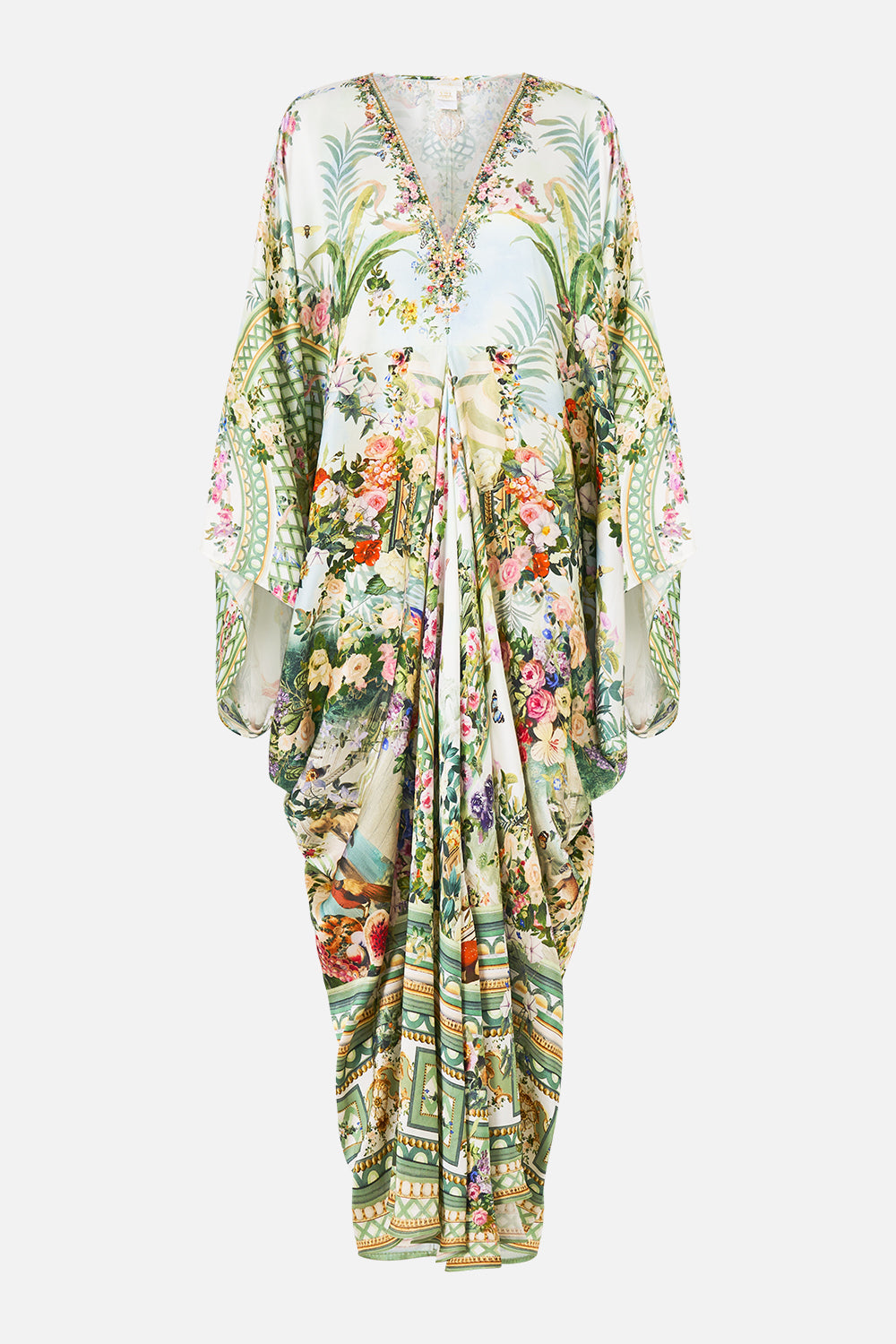 The CAMILLA T SHAPE LONG KAFTAN ART FOR THE EMPRESS