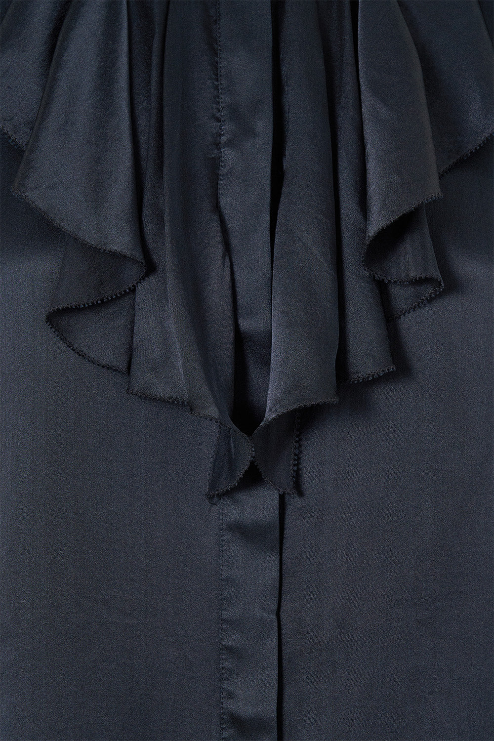 The CAMILLA COLLARED SHIRT WITH FRILL NECK DETAIL LEOPARD LIBERTINE