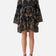 A-LINE GATHERED PANEL DRESS