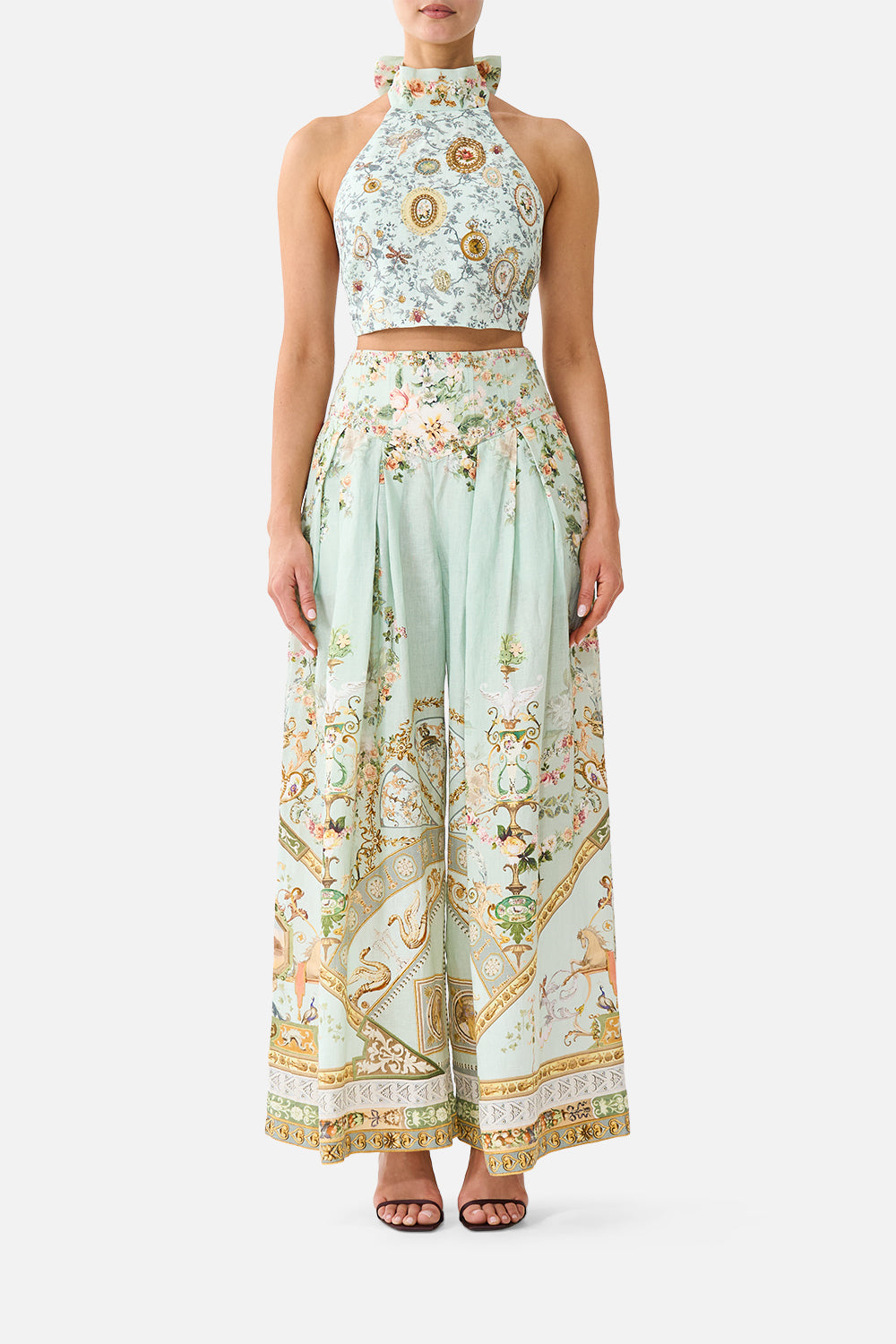 TOP ATADO AL CUELLO REVERSIBLE WILDFLOWER WUNDERLAND