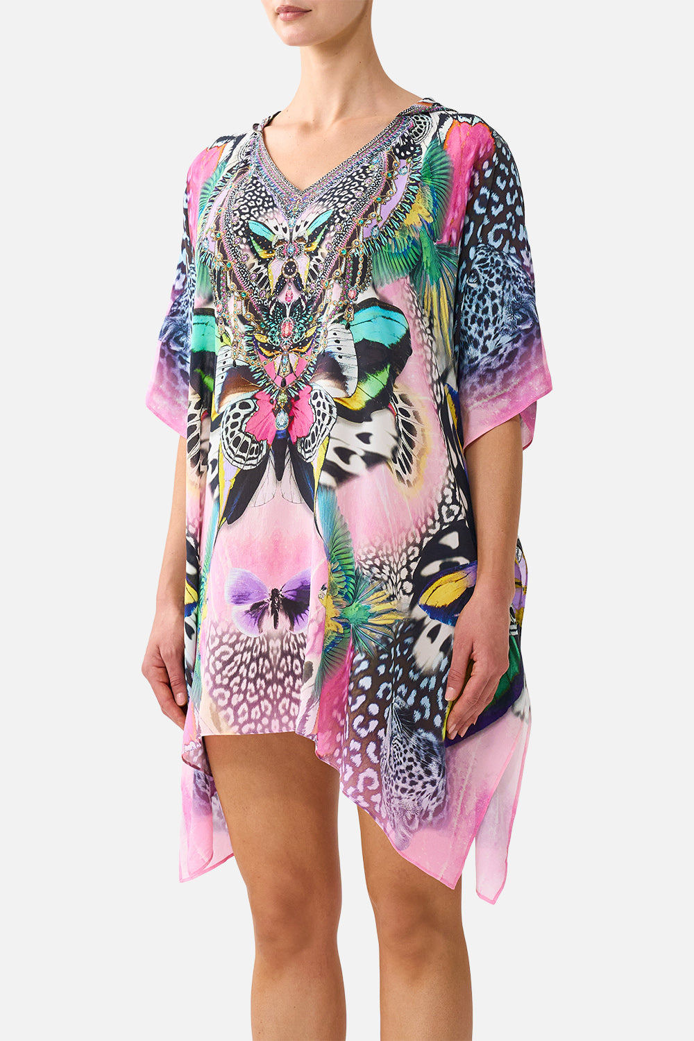 The CAMILLA SHORT HOODED KAFTAN MILLAMORPHOSIS