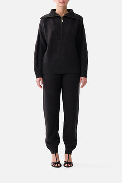 KNIT JOGGER PANT NIGHT GARDEN
