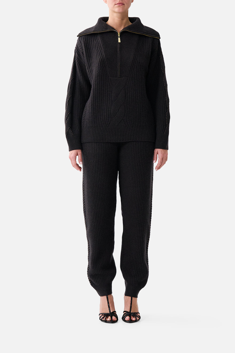 PANTALÓN DE PUNTO JOGGER NIGHT GARDEN
