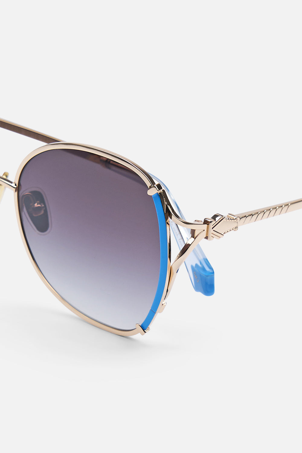 LADY LIBERTINE GAFAS DE SOL ORO / AZUL