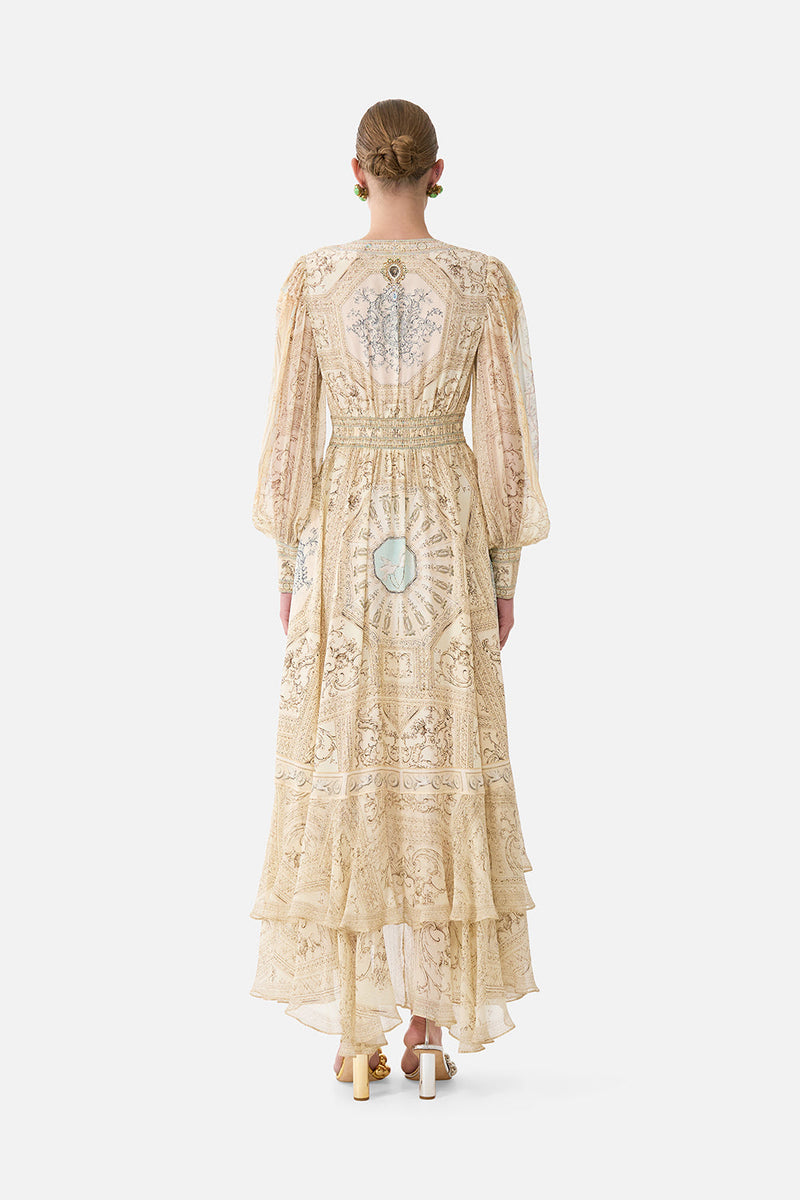 LONG BUTTON FRONT DRESS A BELOVED BOUDOIR