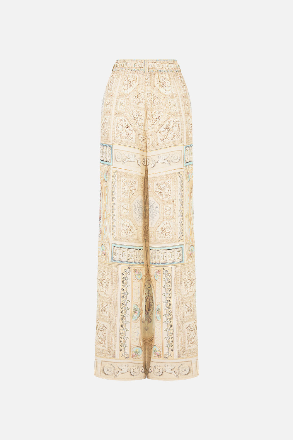 The CAMILLA Wide Leg Waisted Pant in our A Beloved Boudoir print.