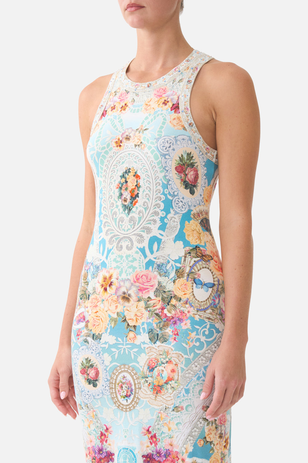 JERSEY TANK DRESS A TASTE FOR LACE