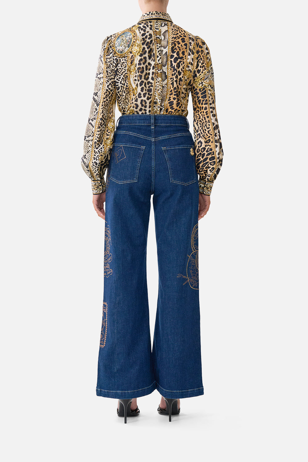 The CAMILLA JENNA HIGH WAISTED FLARE DENIM