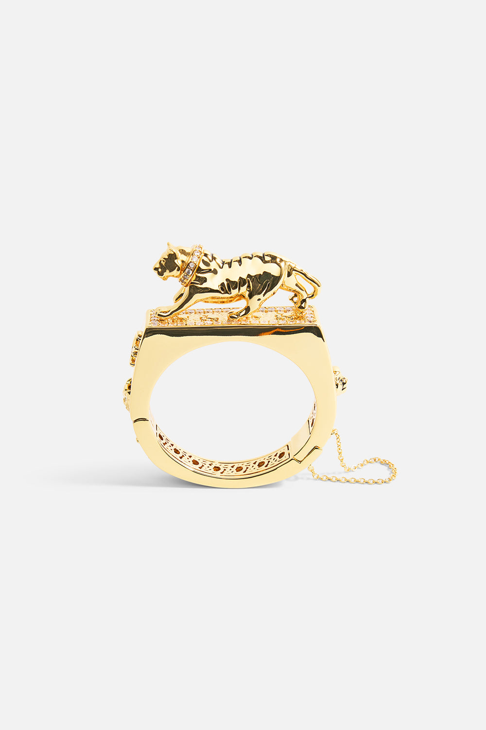 GILDED REALMS BRAZALETE LEOPARDO DORADO
