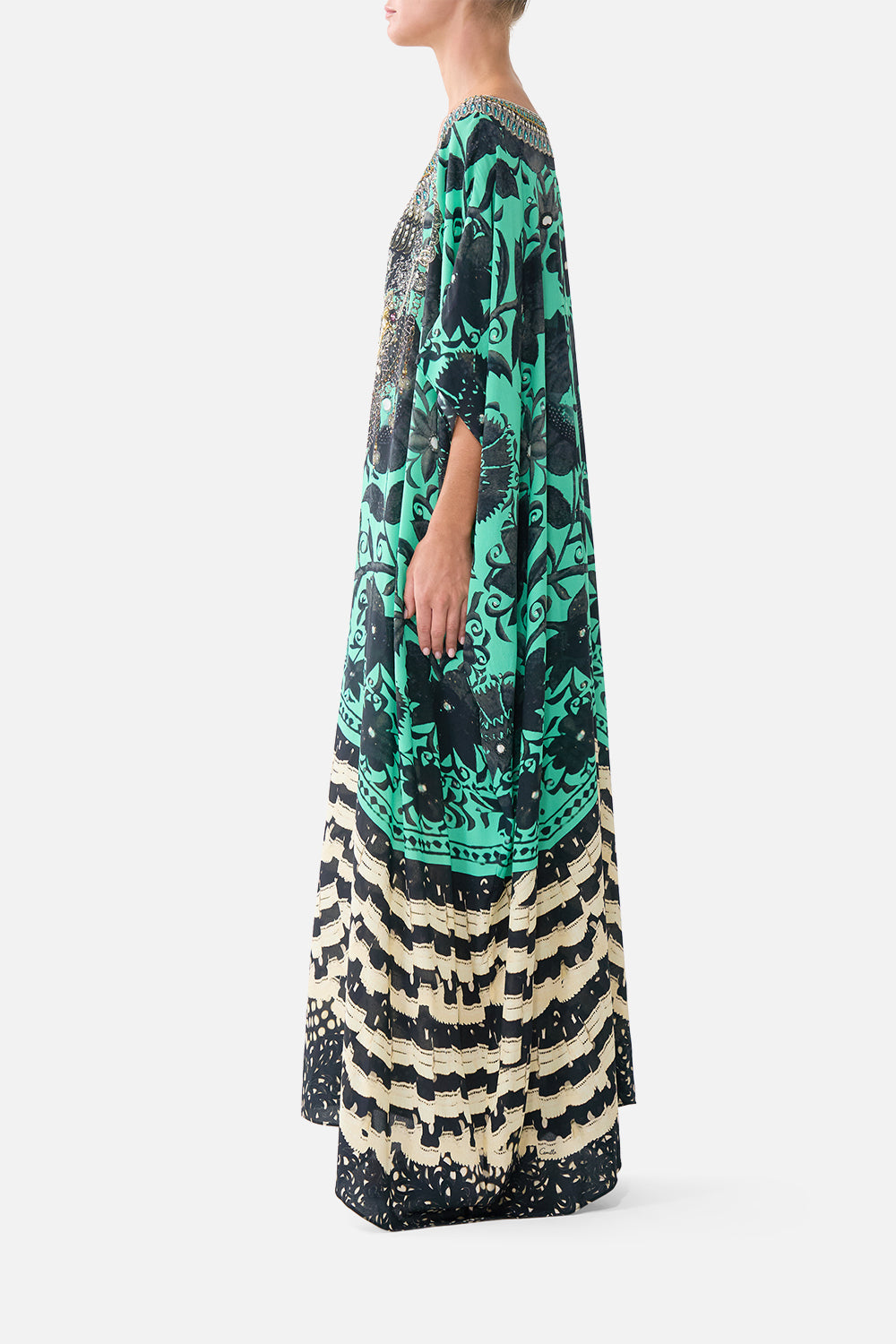 The Sacramente Round Neck Kaftan | CAMILLA US – CAMILLA