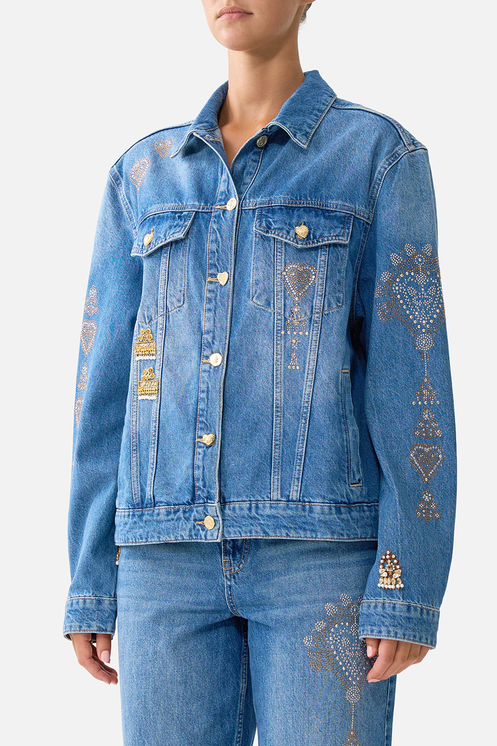 CHAQUETA VAQUERA RELAXED DENIM