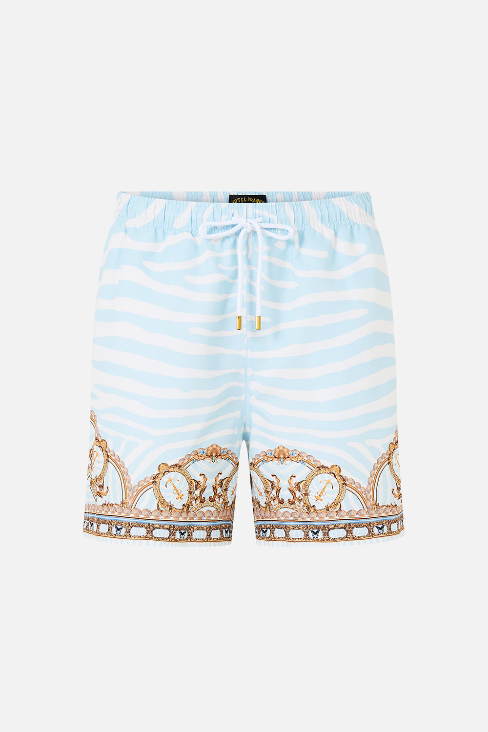 MID LENGTH BOARDSHORT WITH ELASTIC WAIST SPIRIT OF STRIPES