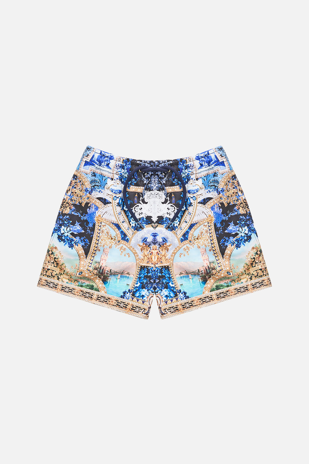 The Sweet Sacre Bleu Boys Mid Length Boardshort With Elastic Waist