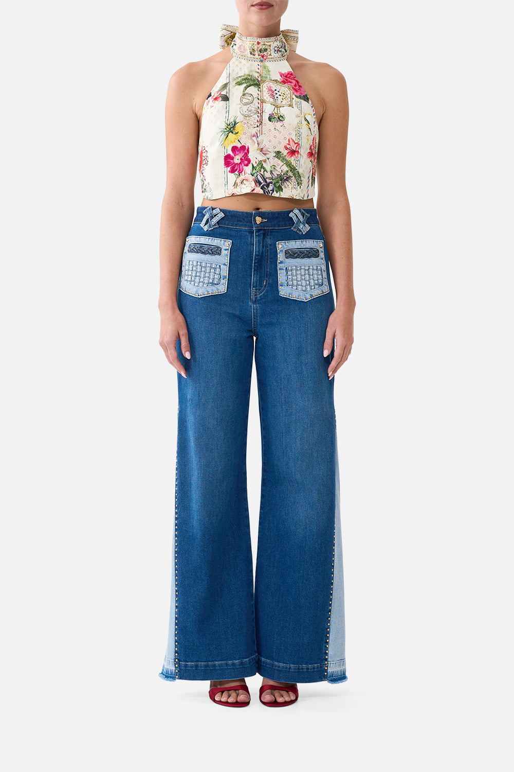 HALTER TIE BACK TOP LA BELLE BOTANIQUE