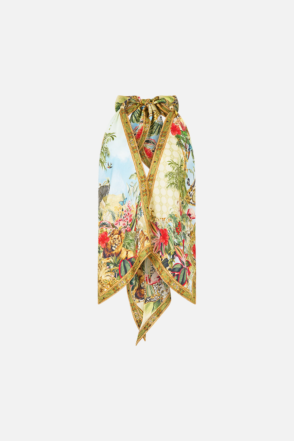 The CAMILLA SCARF TIE TOP WANDERLUST EMPIRE