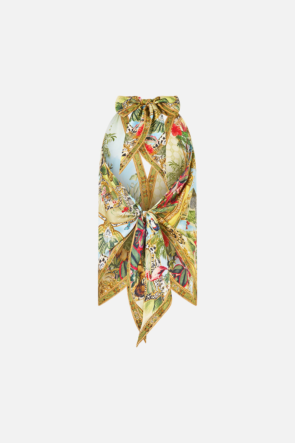 The CAMILLA SCARF TIE TOP WANDERLUST EMPIRE