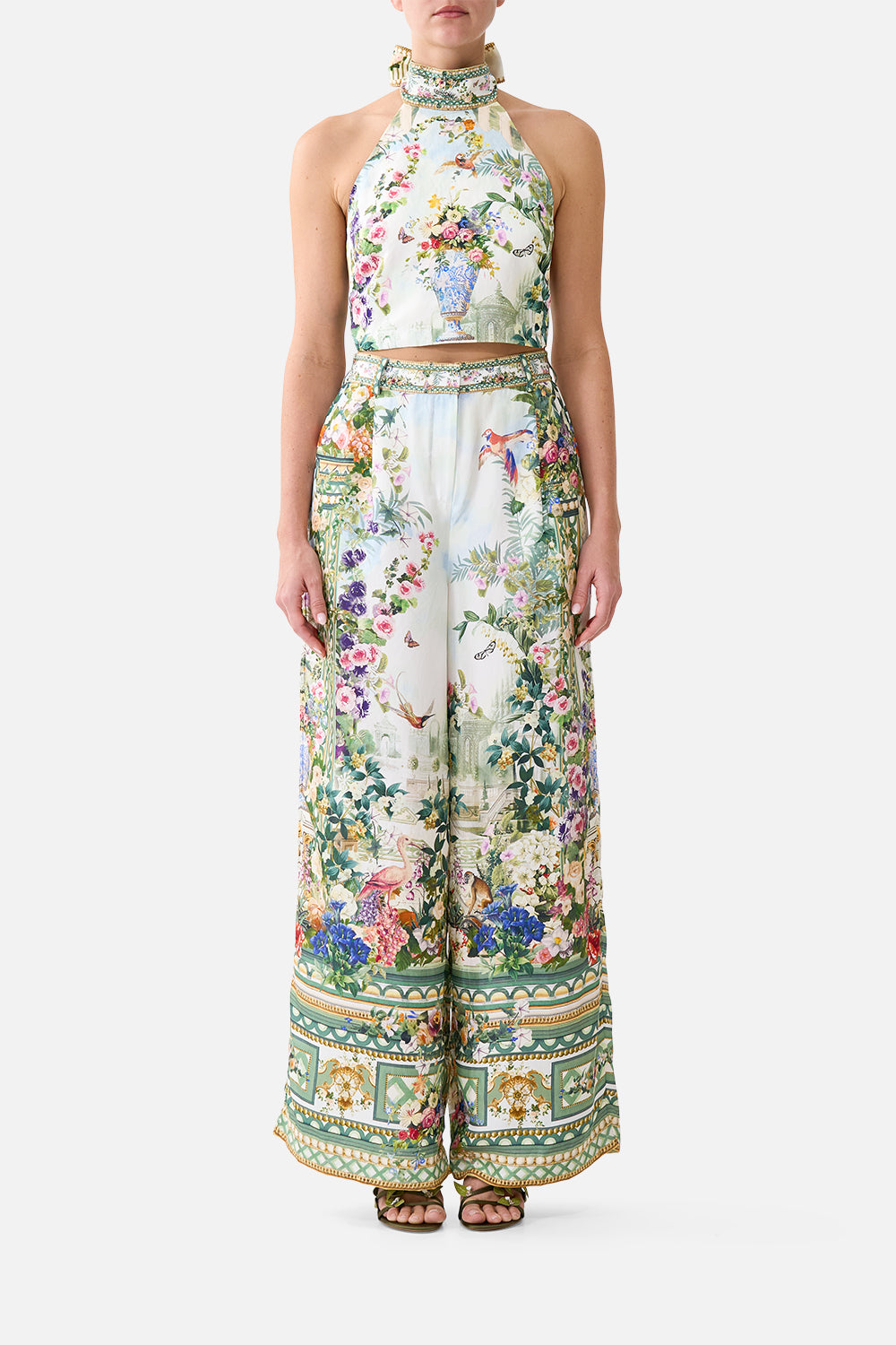 The CAMILLA REVERSIBLE HALTER TIE BACK TOP ART FOR THE EMPRESSART FOR THE EMPRESS