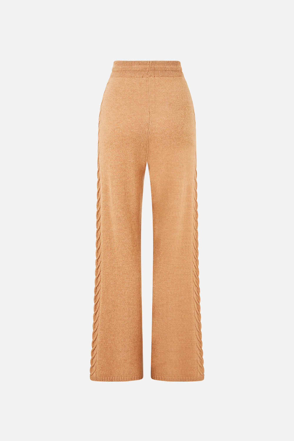 The CAMILLA CASHMERE KNIT PANT LEOPARD LIBERTINE in our  print.