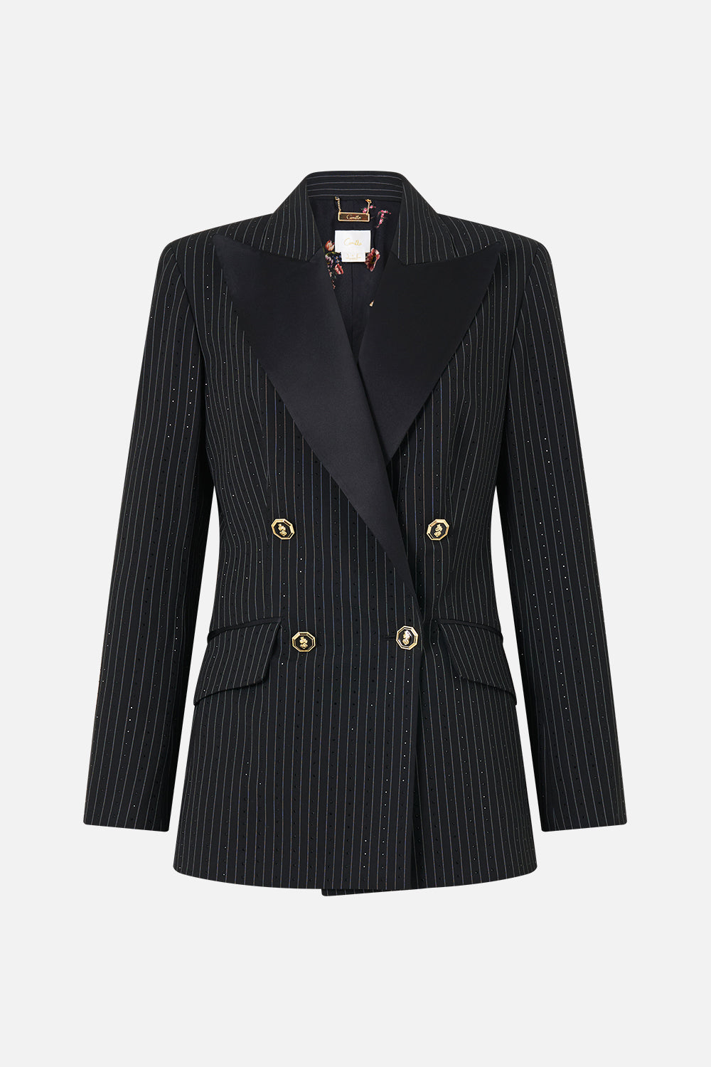 CHAQUETA DE TRAJE CRUZADA NIGHT GARDEN