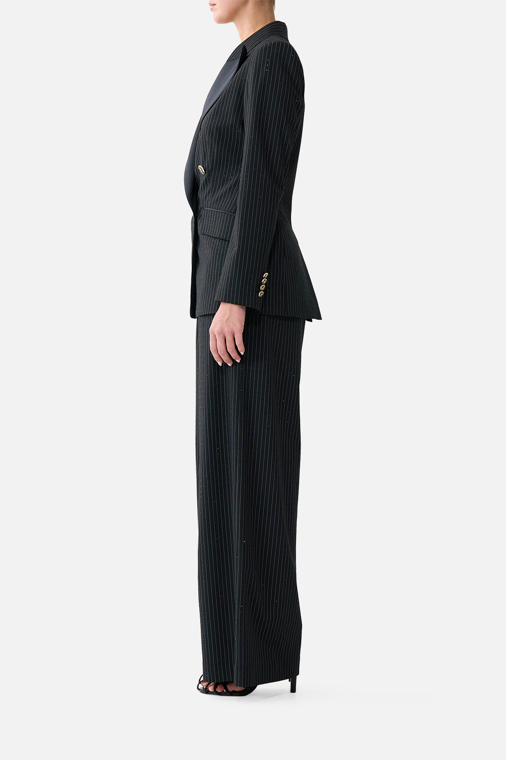 CHAQUETA DE TRAJE CRUZADA NIGHT GARDEN