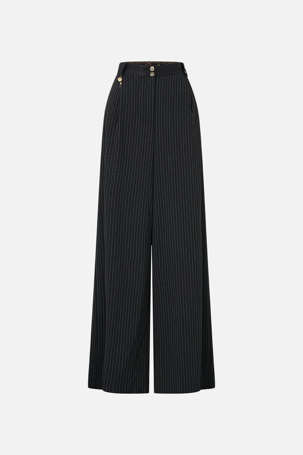 PANTALÓN DE CINTURA ANCHA NOCHE JARDÍN