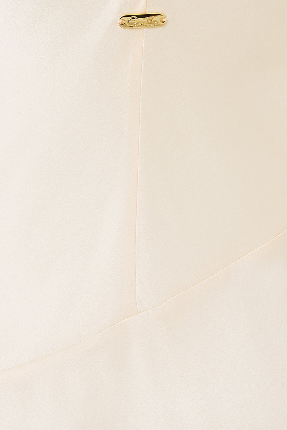 The CAMILLA BIAS SLIP DRESS WITH FRILL HEM SILK ESSENTIALS