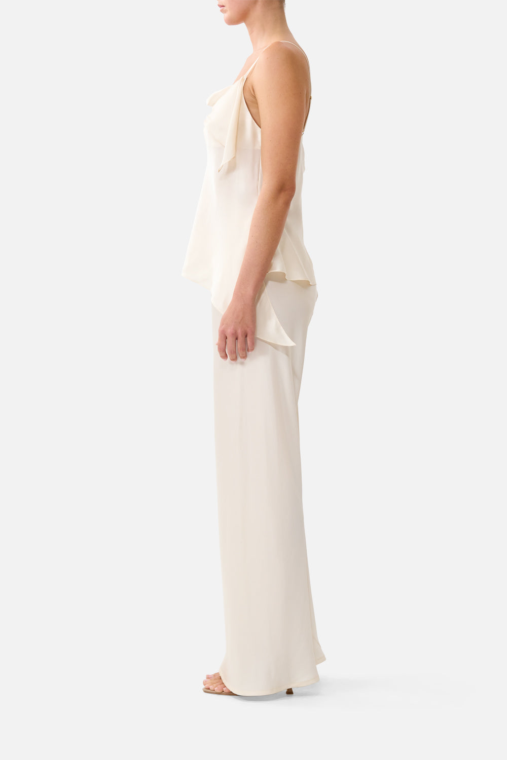 The CAMILLA BIAS CUT DRAWSTRING PANT SILK ESSENTIALS