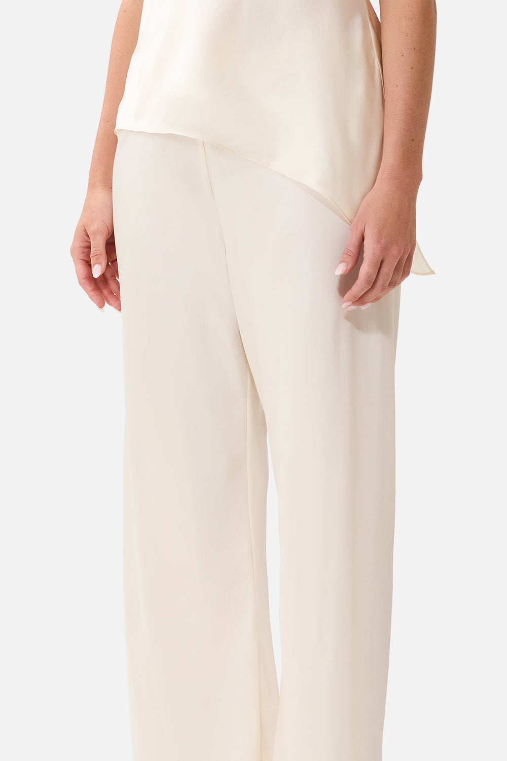 The CAMILLA BIAS CUT DRAWSTRING PANT SILK ESSENTIALS