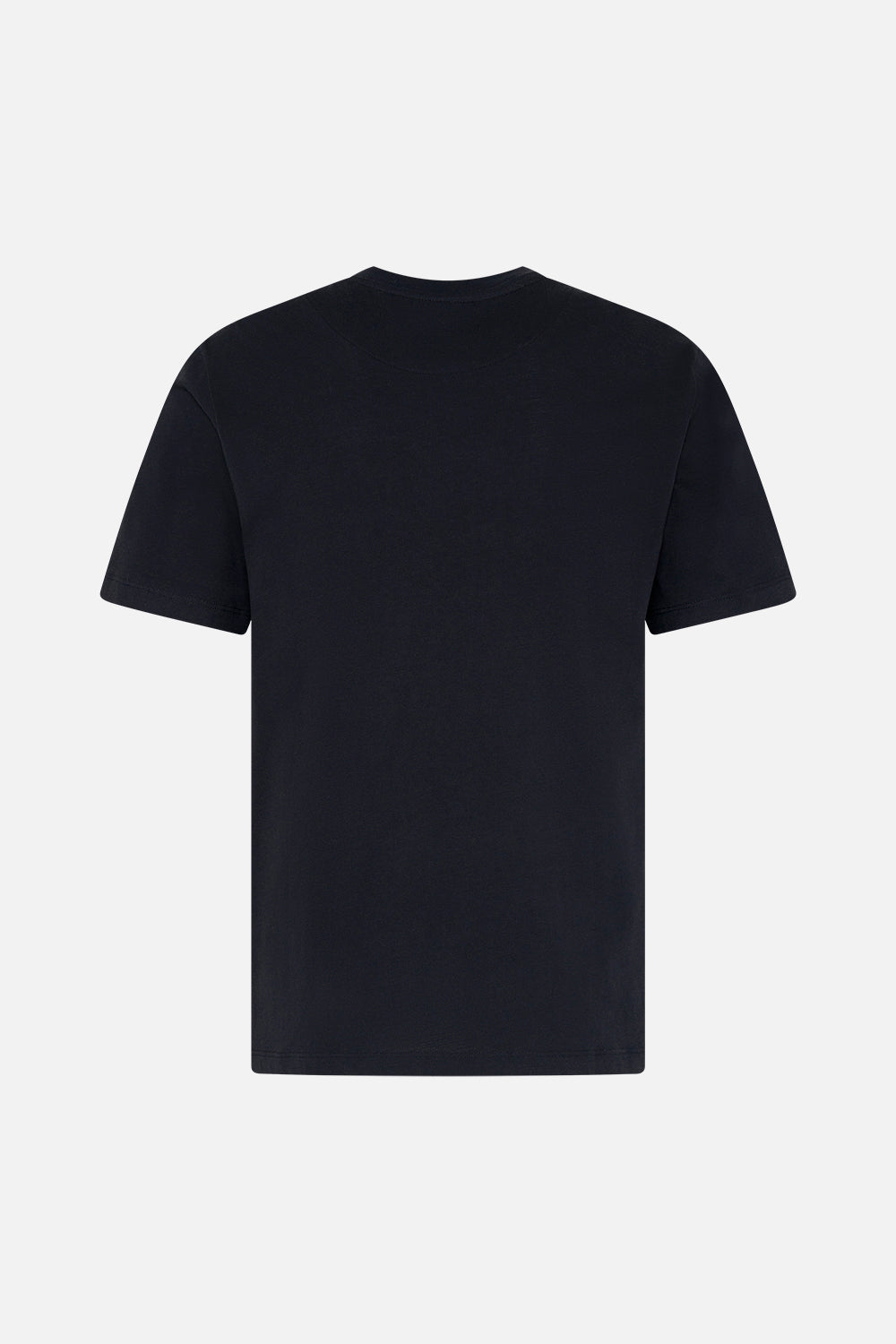 Back product view of Hotel Franks by CAMILLA mens  black graphic tee in Jungle Dreaming print