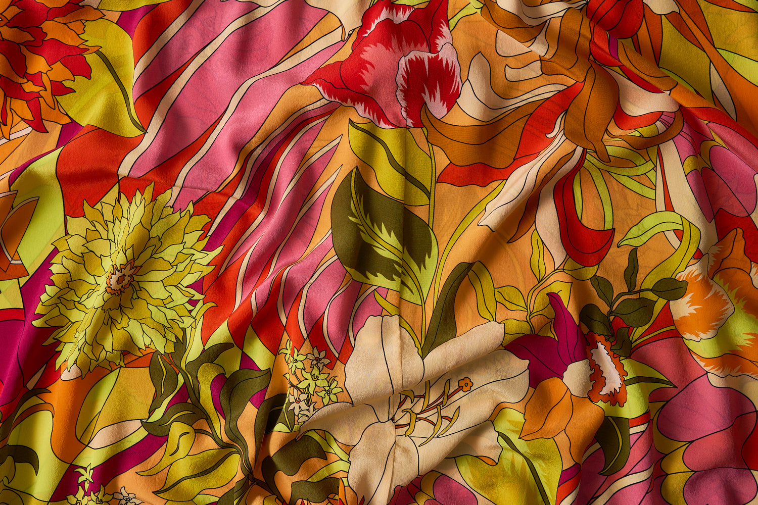 WIDE LEG WAISTED PANT THE FLOWER CHILD SOCIETY – CAMILLA