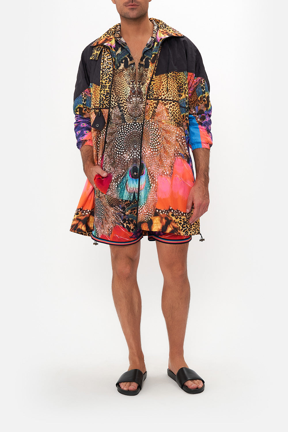 ZIP THROUGH PARKA JACKET XANADU RISING