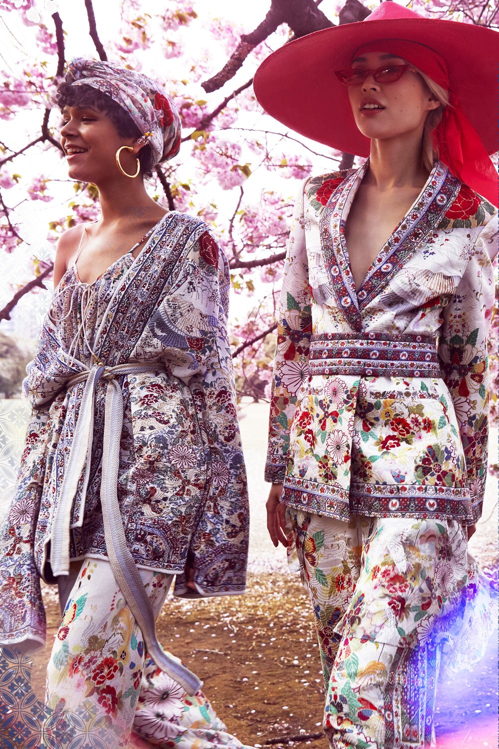 CAMILLA SHORT KIMONO WRAP TIME AFTER TIME