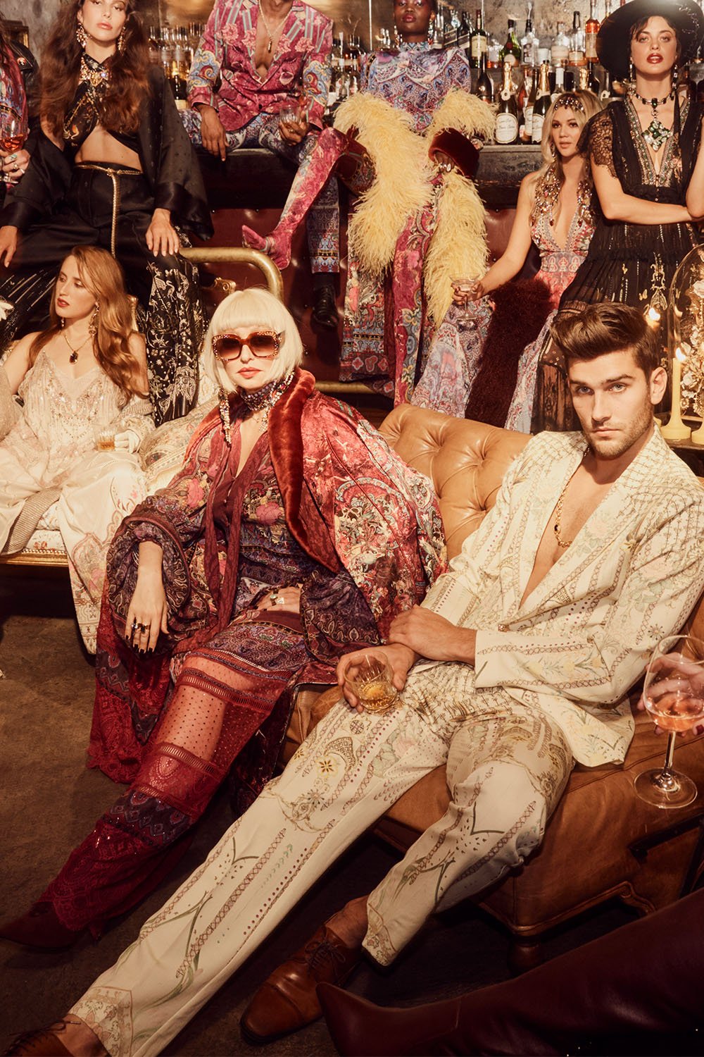 COAT WITH FUR TRIM AND BELT DAUGHTER'S DESTINY