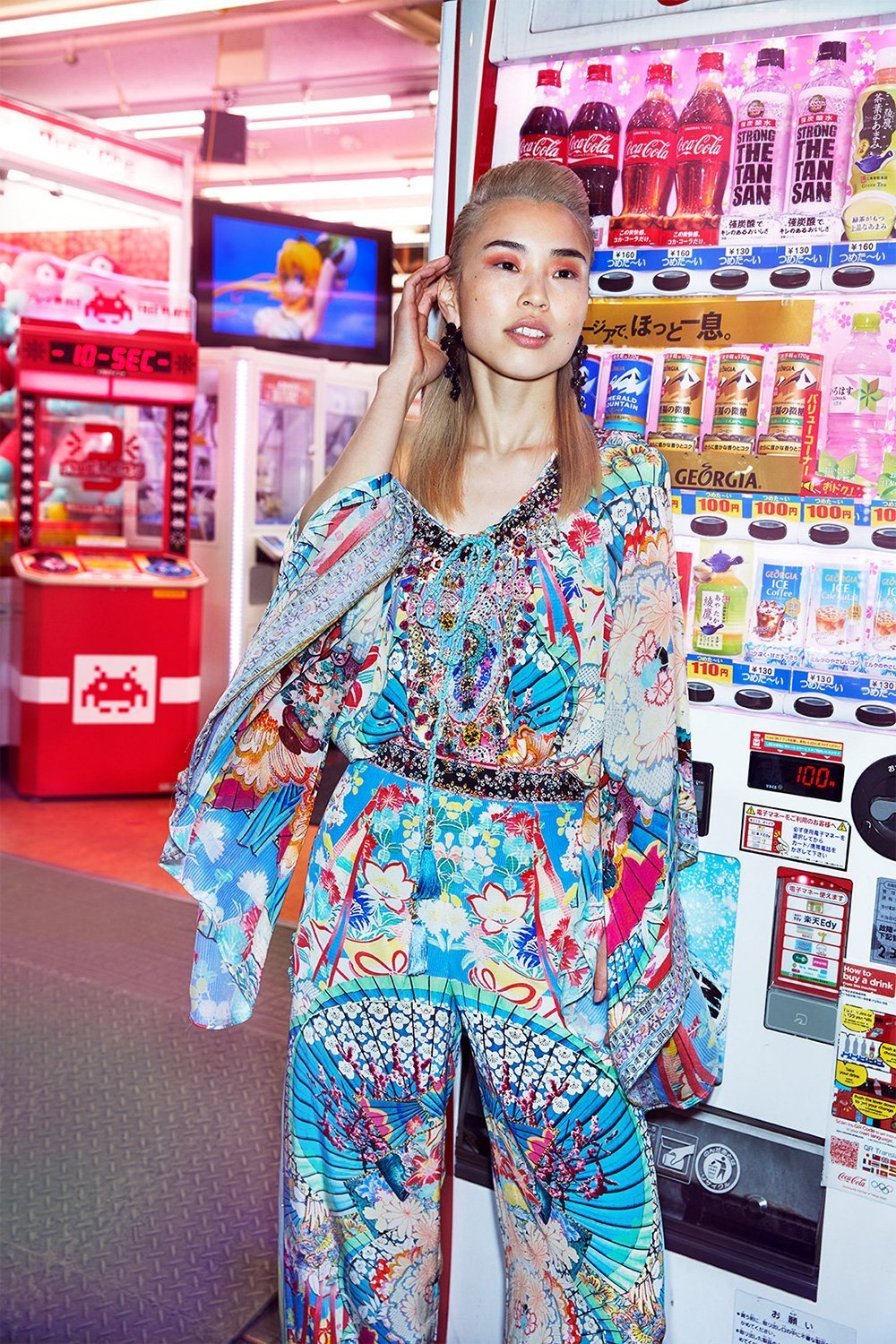 KAFTAN WITH TIE FRONT DETAIL MISO IN LOVE