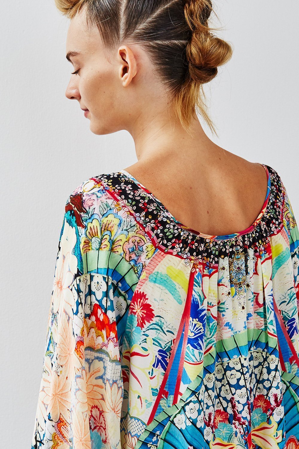 KAFTAN WITH TIE FRONT DETAIL MISO IN LOVE