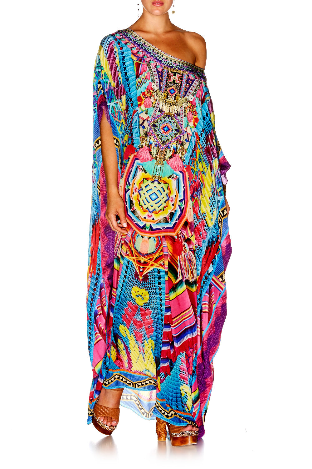 MS MOCHILLA ROUND NECK KAFTAN