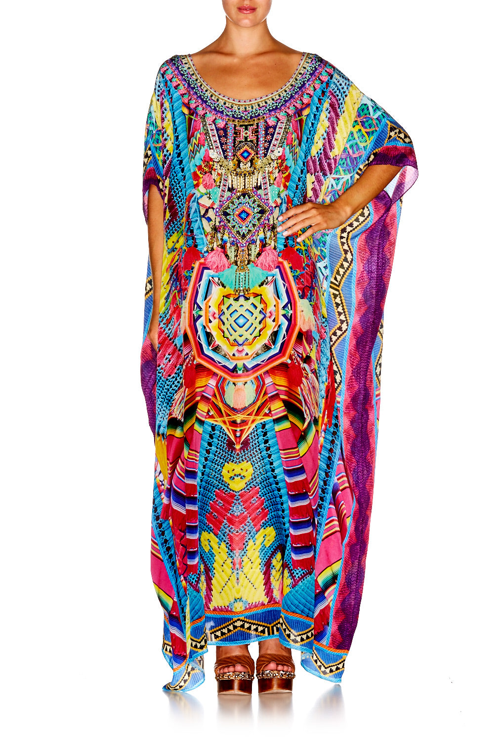 MS MOCHILLA ROUND NECK KAFTAN