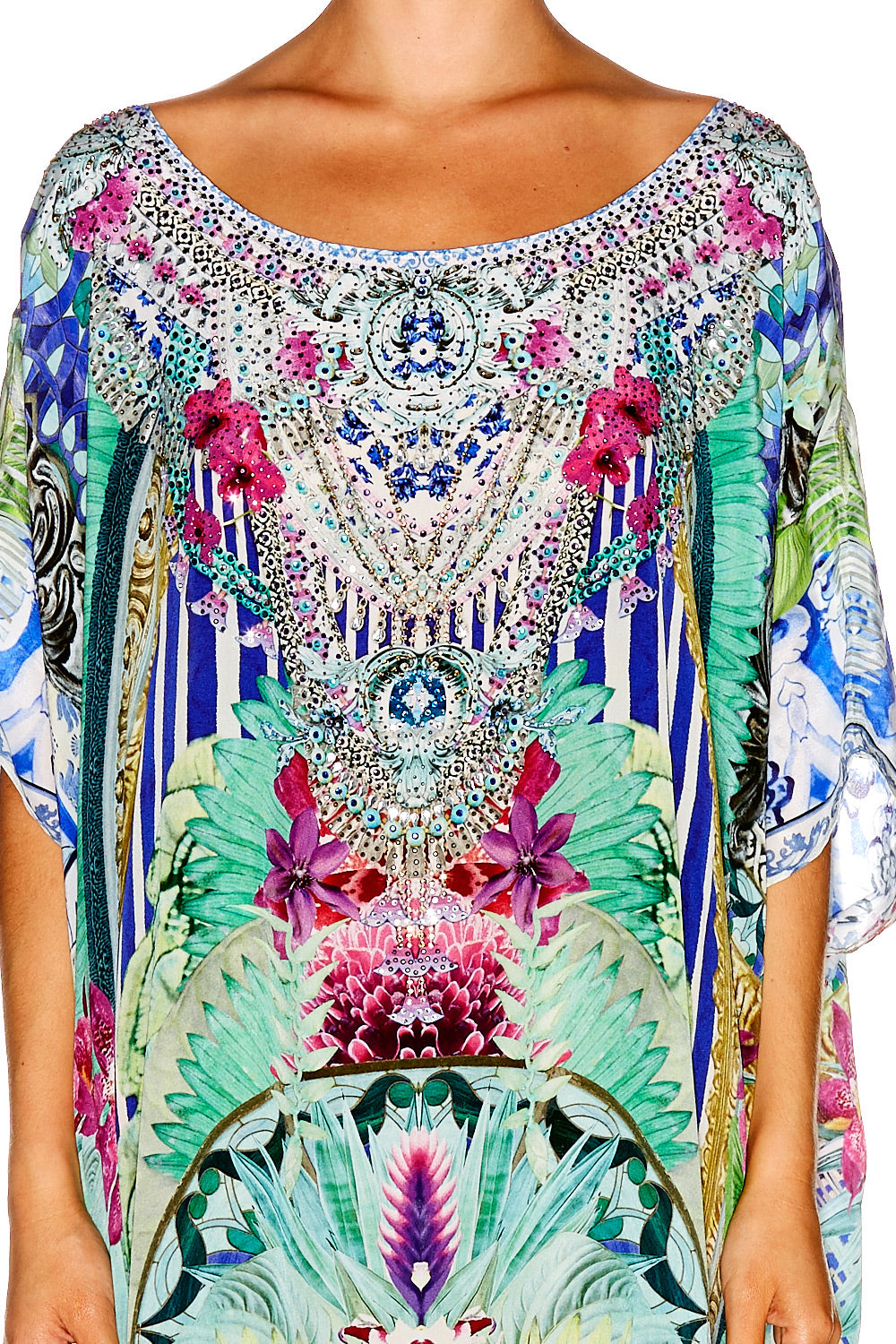 ROUND NECK KAFTAN BAHIA BLISS – CAMILLA