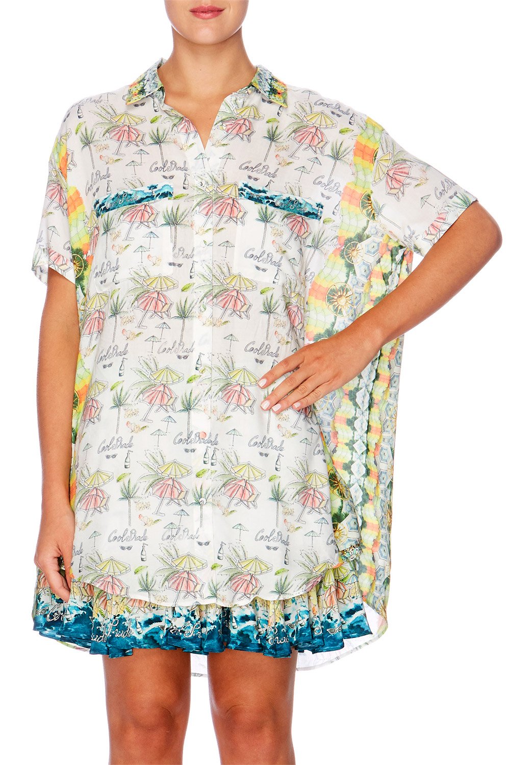 SUNDOWNERS PATCH POCKET SHIRT W SLEEVE