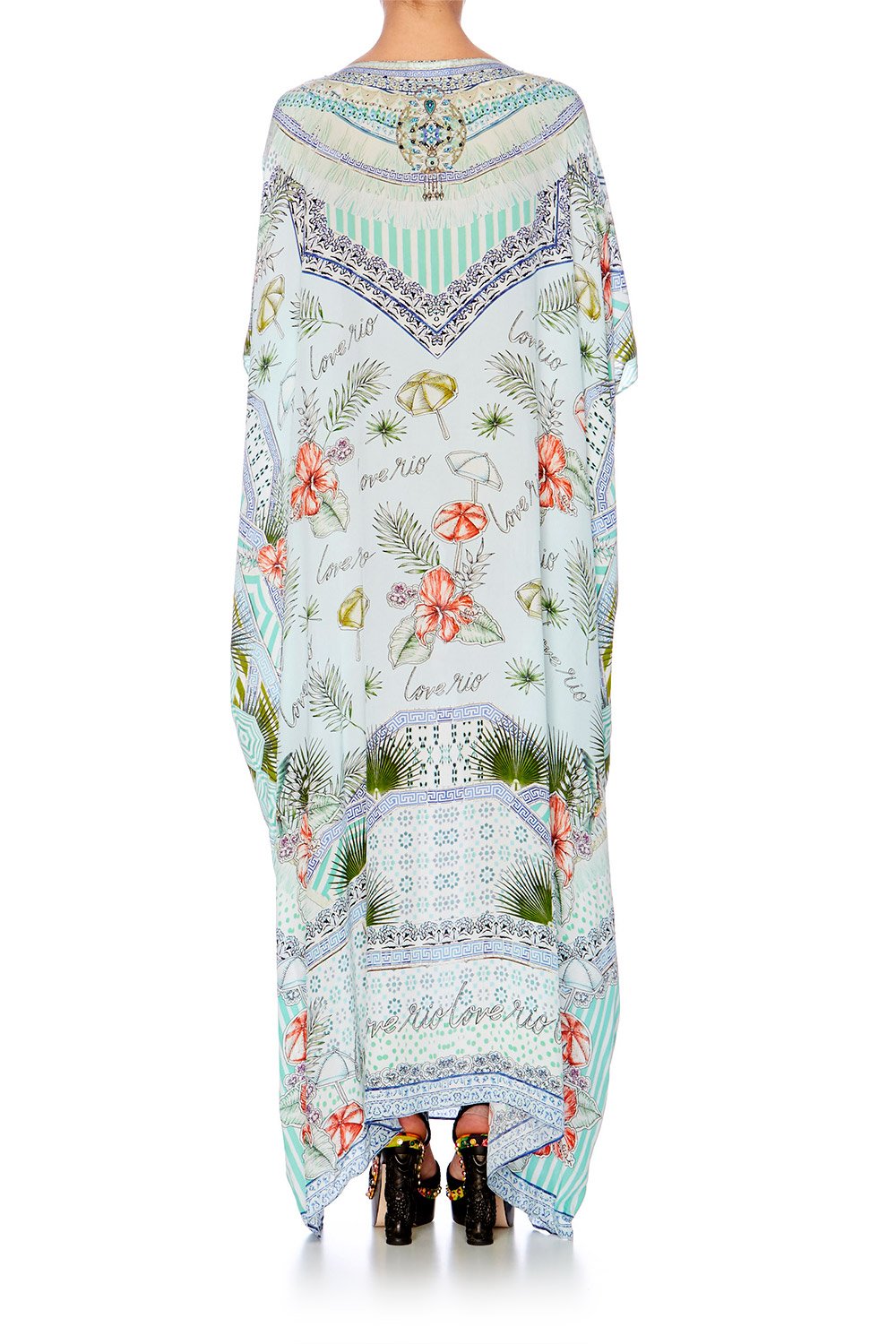 SHADES OF RIO ROUND NECK KAFTAN