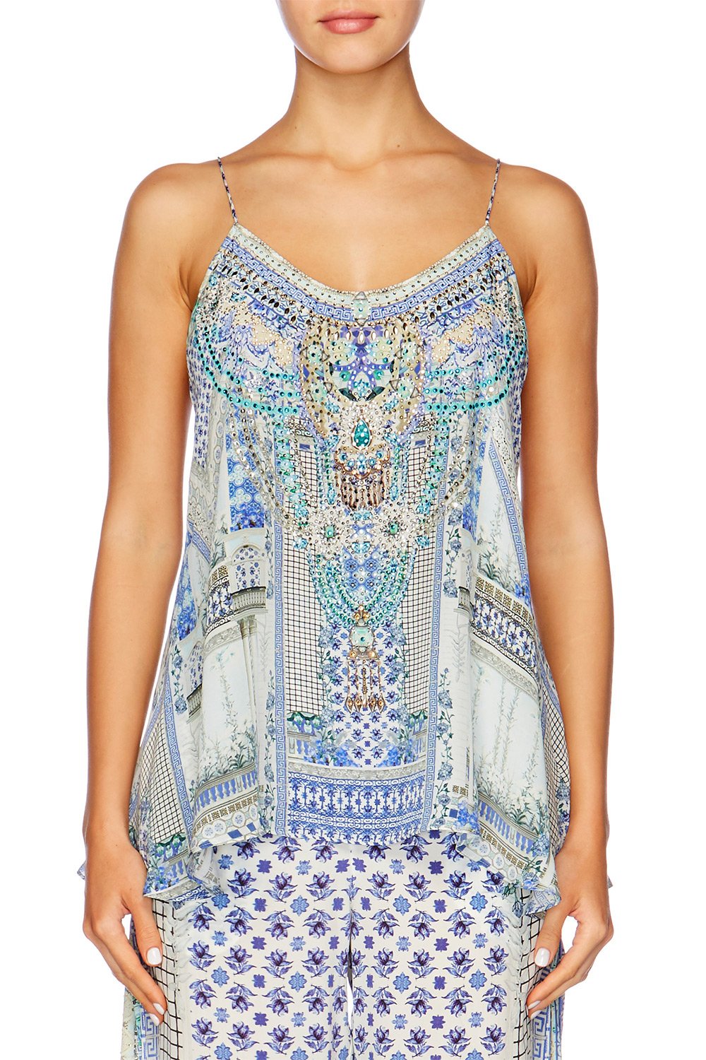 SALVADOR SUMMER T BACK SHOESTRING TOP