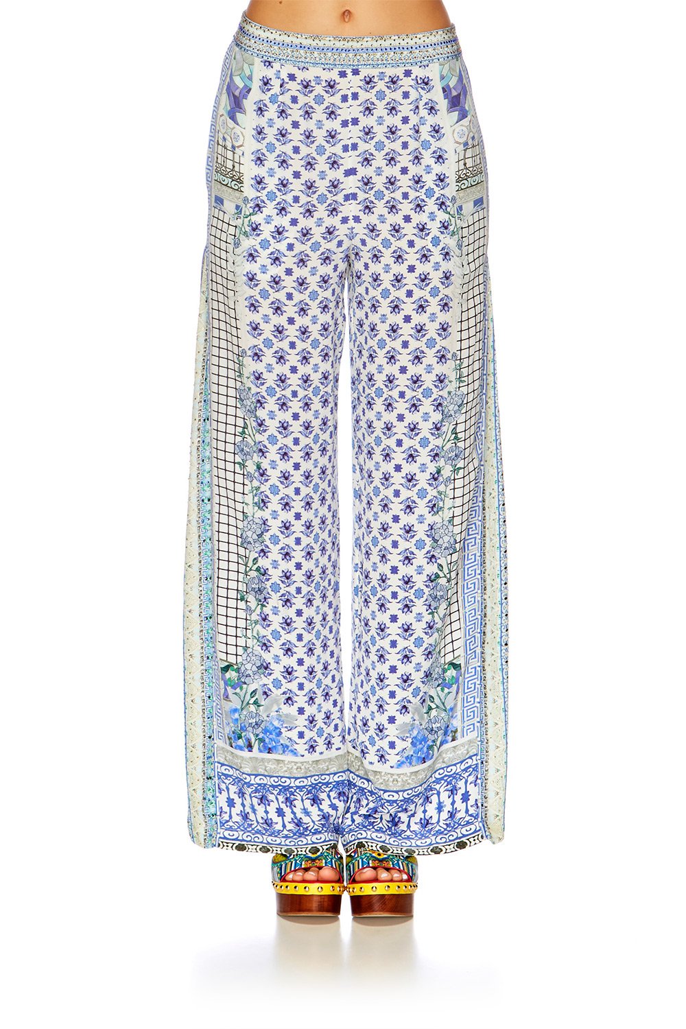 SALVADOR SUMMER SIDE PLEAT PANTS