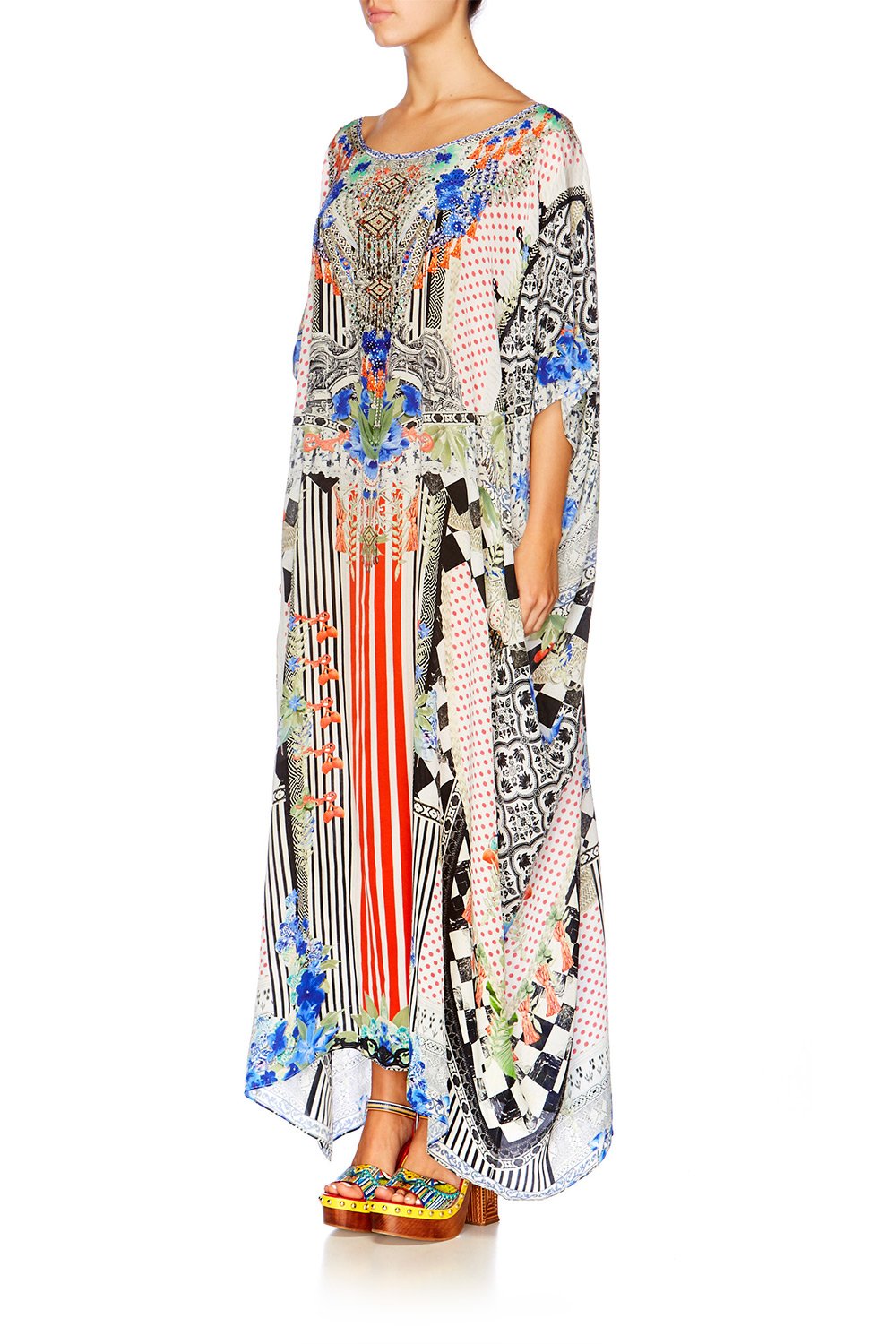 MEET ME HERE ROUND NECK KAFTAN