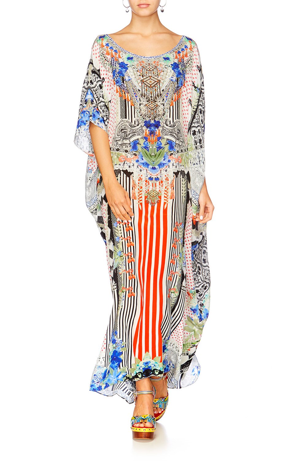 MEET ME HERE ROUND NECK KAFTAN