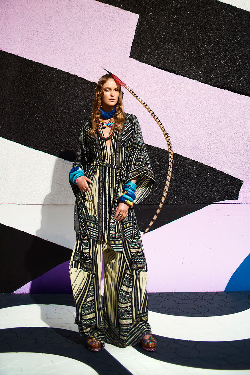 BETWEEN THE LINES WIDE LEG TROUSER W POCKETS